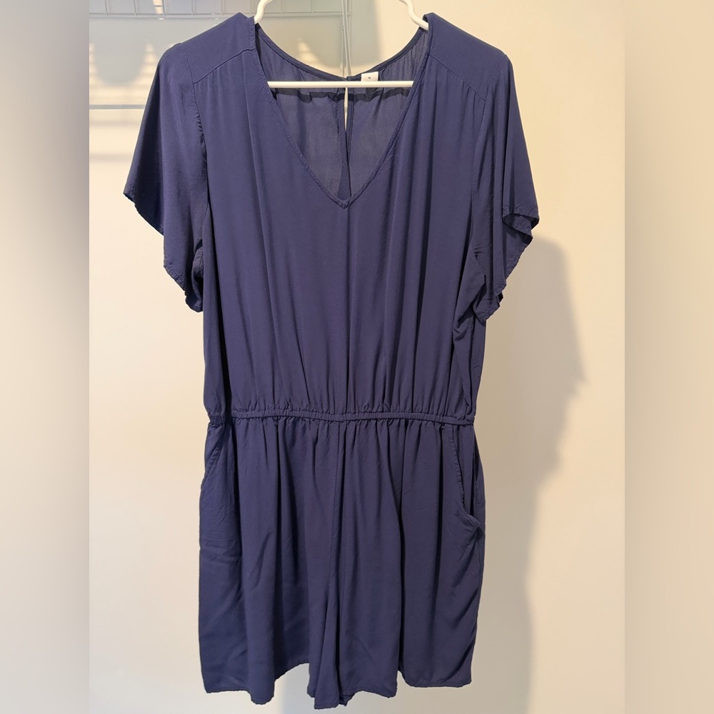 Old Navy Navy Blue Jumpsuit